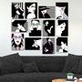 Wallity Set de 12 Cuadros Decorativos Multicolor en MDF de 20 x 15 cm